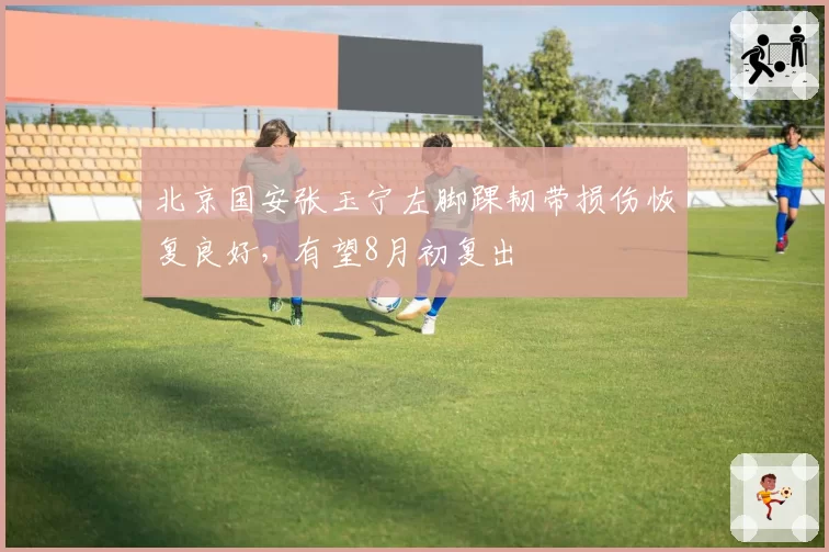 北京国安张玉宁左脚踝韧带损伤恢复良好，有望8月初复出