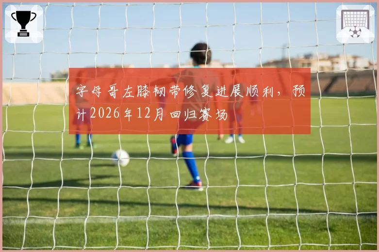 字母哥左膝韧带修复进展顺利，预计2026年12月回归赛场
