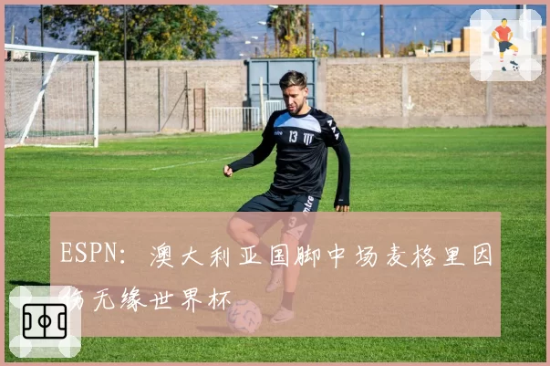 ESPN:澳大利亚国脚中场麦格里因伤无缘世界杯